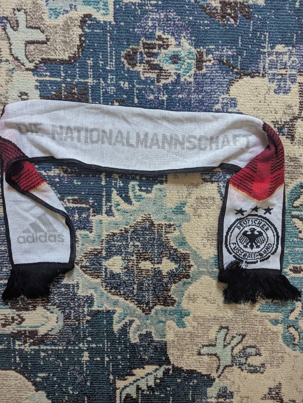 Vintage Germany Adidas Scarf 2014 World Cup 3 Star Soccer Football Fan Schal